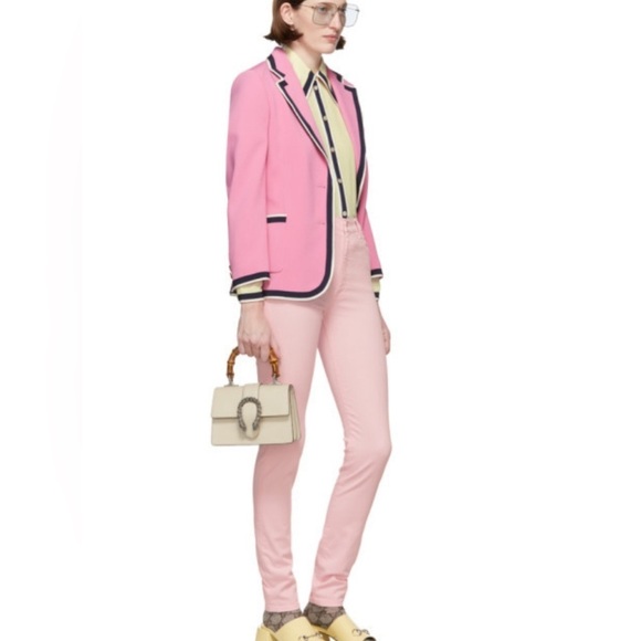 Gucci pink cady blazer women M - Picture 3 of 12